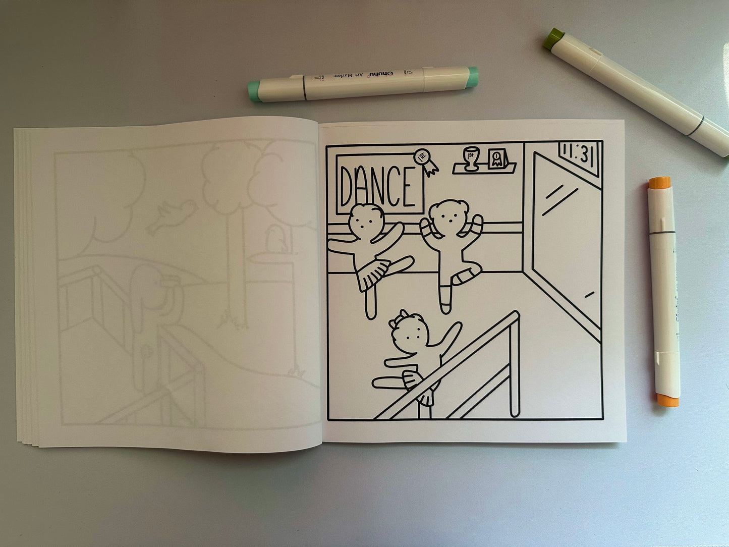 Cuddly Adventures: Bunny and Bear Fun Coloring Book